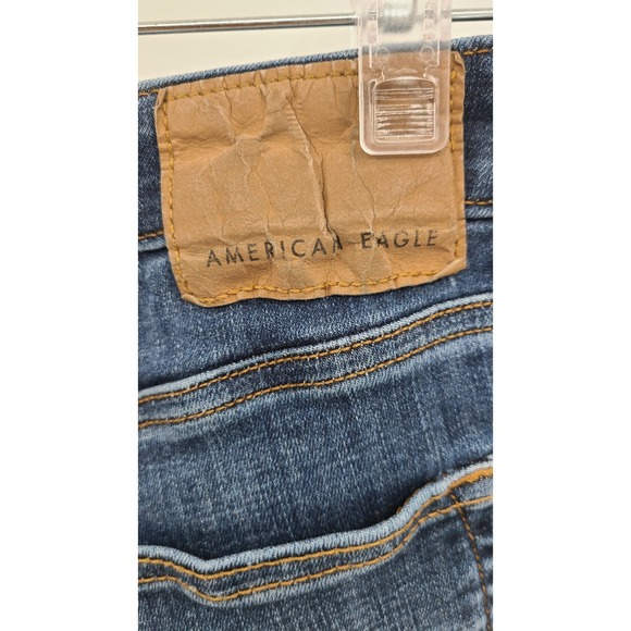 Mens American Eagle Oufitters Blue Jeans Slim Straigh Size 30x32 Next Level Flex - Picture 4 of 13